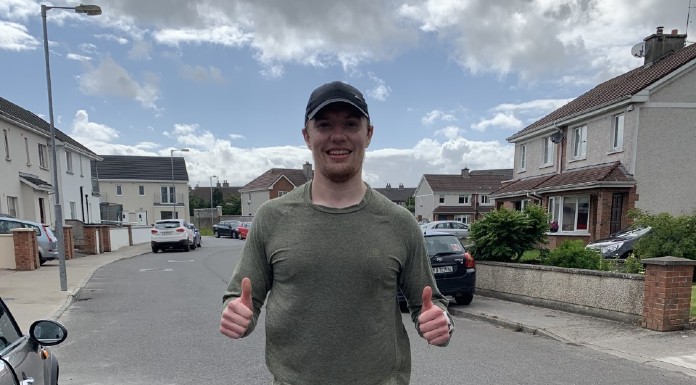 Tipp man facing into ultra-marathon