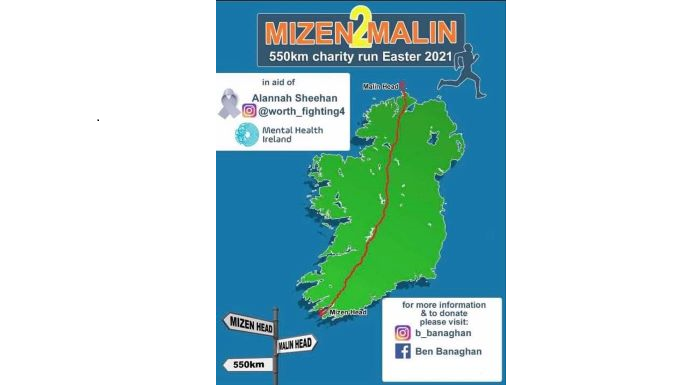 Tipp man takes on Mizen to Malin challenge