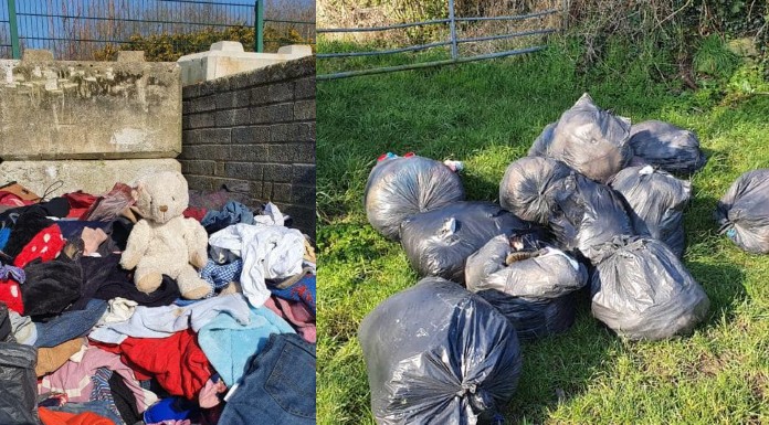 Identification found in large illegal dump of clothing near Cahir