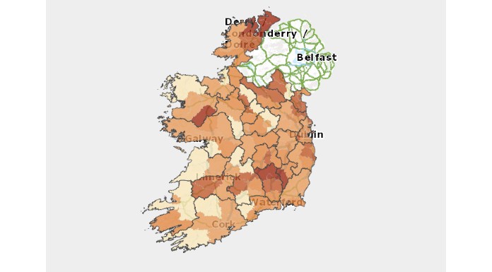 Covid-19 infection rates vary greatly across Tipperary