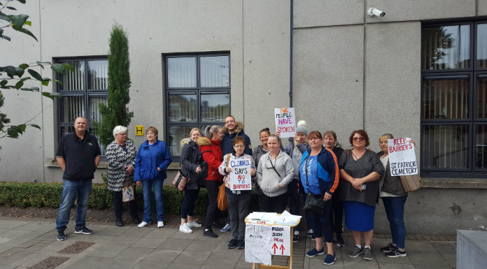 Opponents of Clonmel graveyard plans picket Council offices