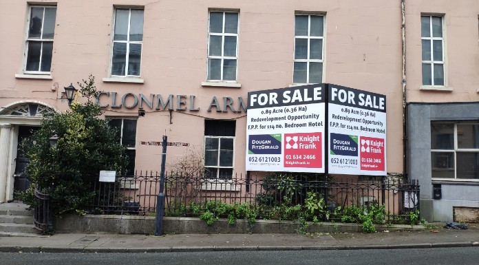 Landmark town centre site in Clonmel on the market