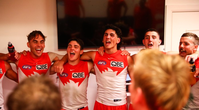 Colin O’Riordan’s Sydney Swans produce sensational comeback victory over Geelong Cats