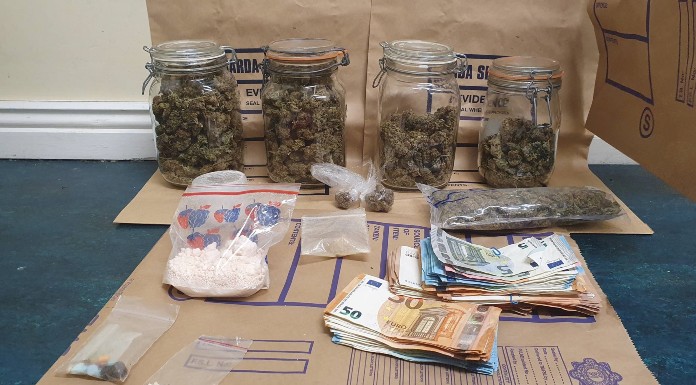 Woman arrested as more than €21,000 worth of drugs and cash seized in Holycross, Tipperary