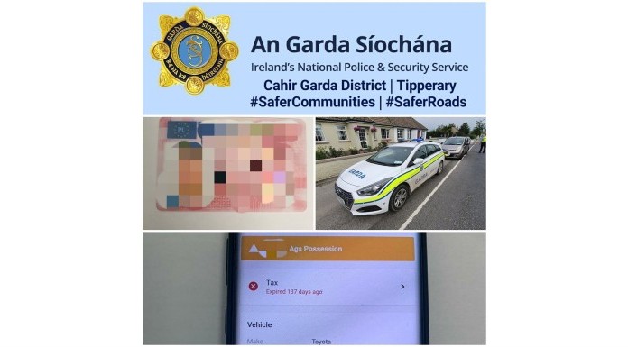 Cahir District Gardai seize two cars over the weekend