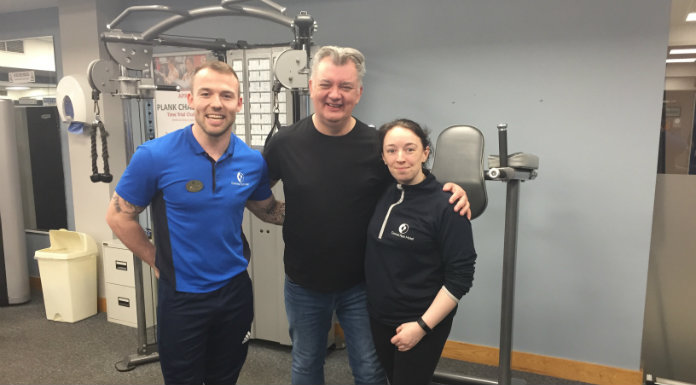 Fran tackles the gym at Clonmel Park Leisure Centre