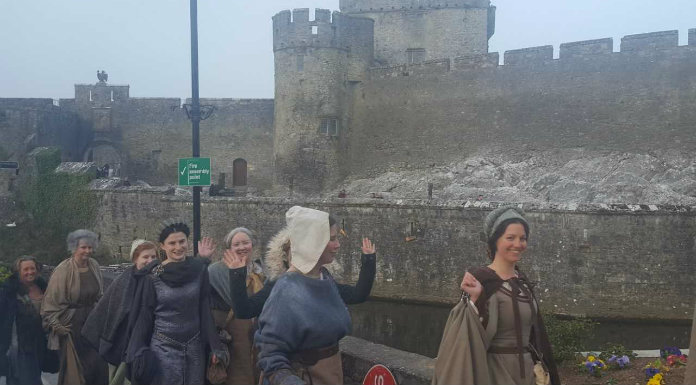 Lights, camera, action at Cahir Castle