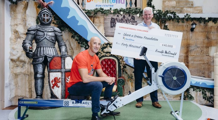 Templemore instructor raises €40,000 for Share A Dream Foundation