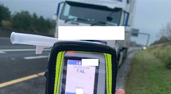 Lorry driver in Tipperary arrested showing alcohol levels 10 times above legal limit