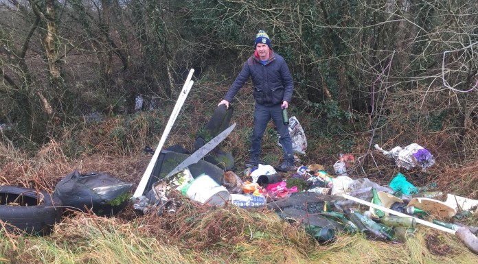 Another illegal dump of household waste found on Tipperary bogland