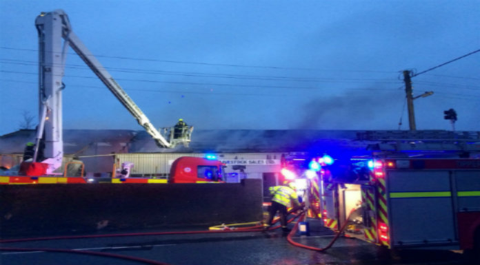 Carrick-on-Suir Mart Fire