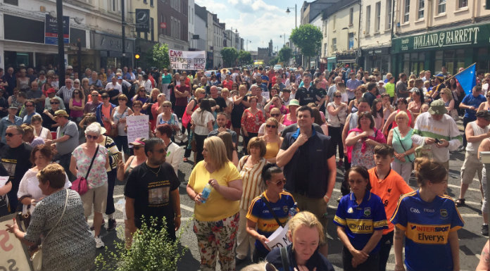 Huge turnout for Tipperary mental health protest march