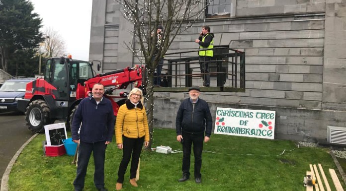 Nenagh ‘Tree of Remembrance’ will be lit up this evening