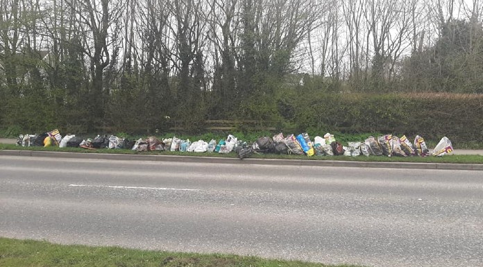 Major clean-up operation by Roscrea Tidy Towns group