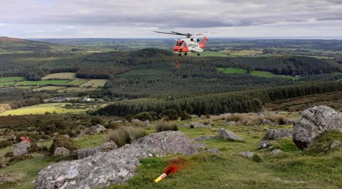 SEMRA aid fallen walker on Comeraghs