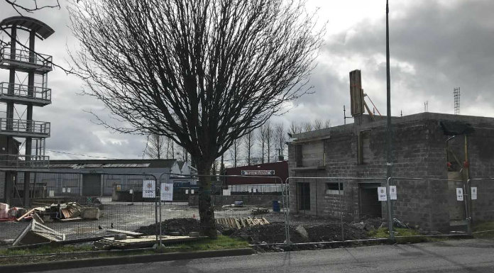 Templemore Fire Station works at standstill