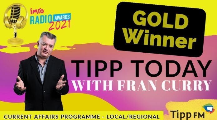 ‘Tipp Today’ wins award at IMRO Radio Awards