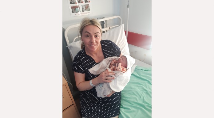 Newport couple celebrate birth of one of the 1st New Year babies