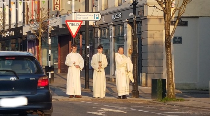 On a Mission: Bishop brings blessings to the streets of Tipperary