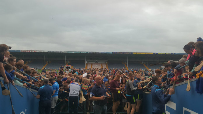 Huge crowds turn out for senior hurlers open training session