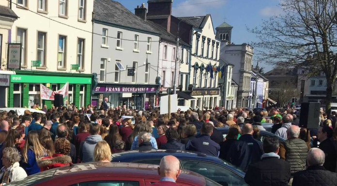 Protesters march to stop move of Liberty Square post office